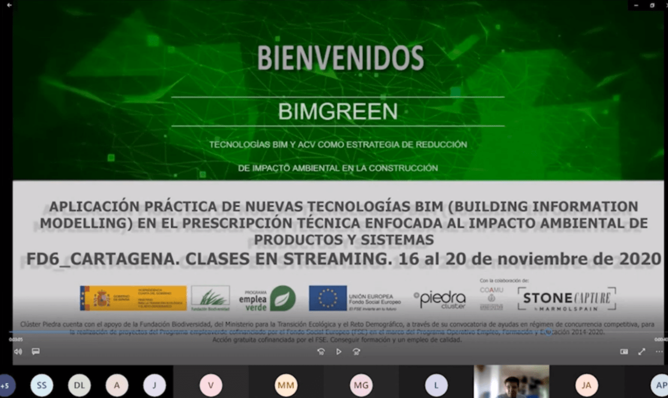CLÚSTER PIEDRA finaliza el proyecto BIMgreen